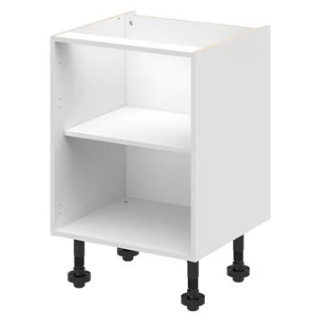 White Base Unit Carcass 500mm