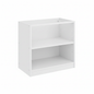 White base unit carcass 450mm no door, 18mm panels